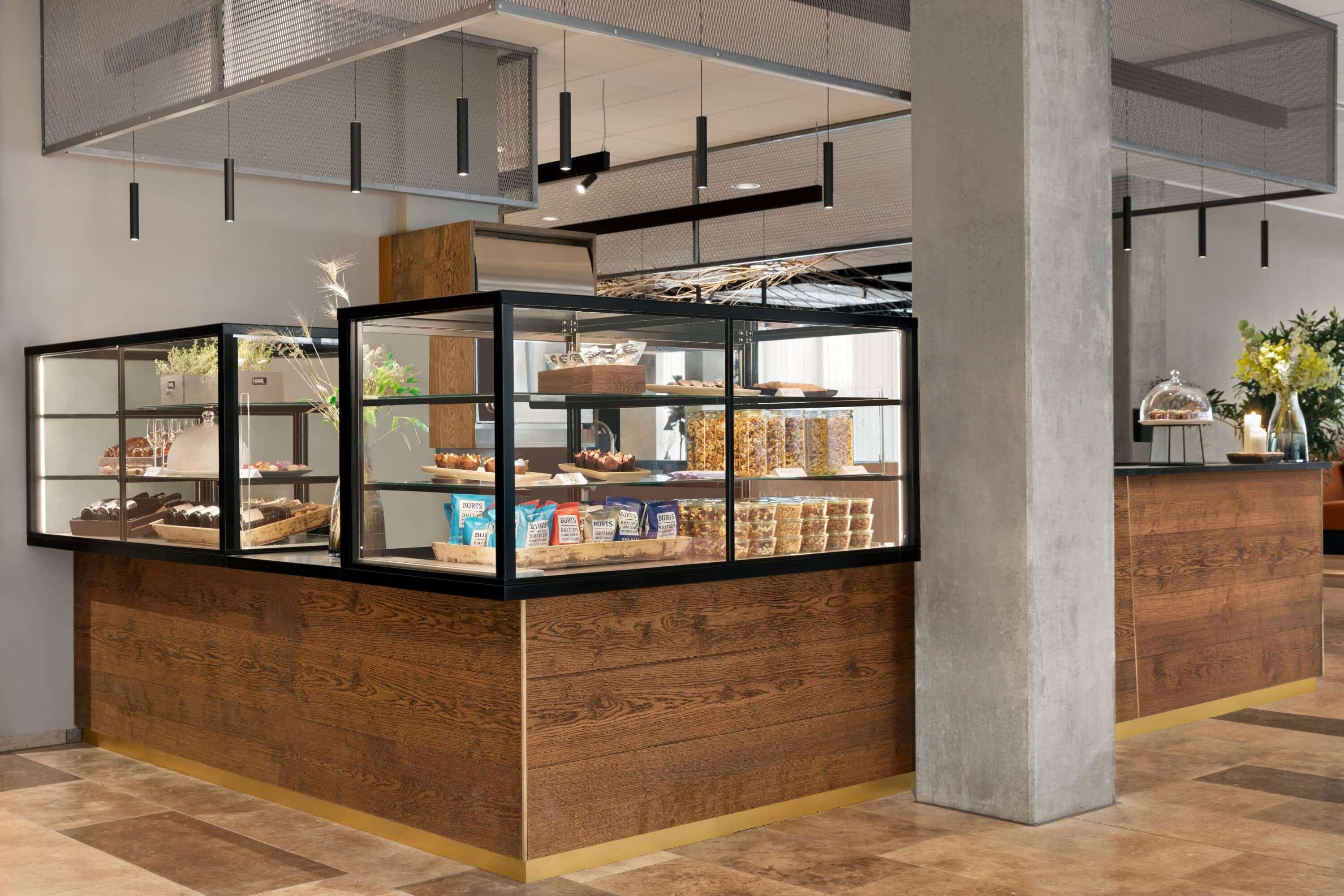 Comwell Copenhagen Portside Dolce By Wyndham Hotel Exterior foto Reception desk with snacks